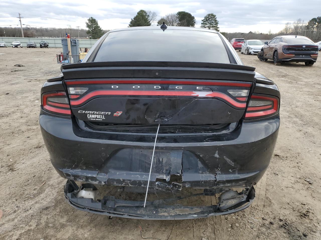 2018 Dodge Charger VIN 2C3CDXJG9JH254684 Copart auction photo, rear end damage thumbnail 6