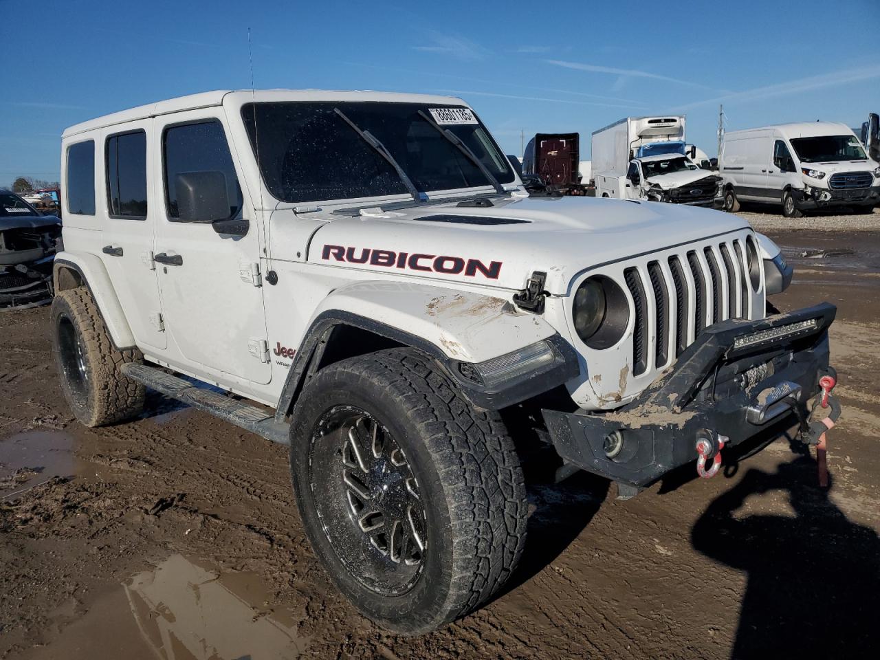 2020 Jeep Wrangler VIN 1C4HJXFN8LW342681 Copart auction photo, front end / minor dent/scratches damage thumbnail 4