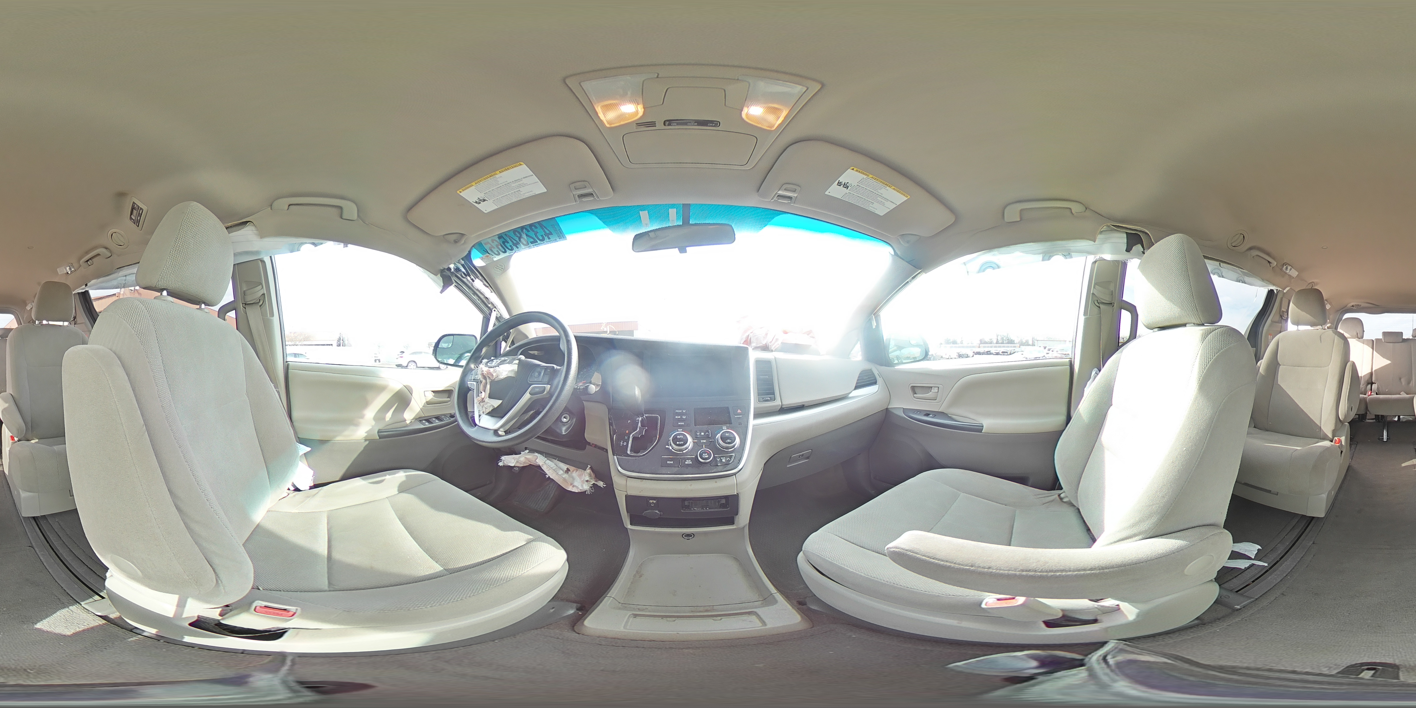 2016 Toyota Sienna VIN 5TDZK3DCXGS690788 Copart auction photo, front end damage thumbnail 14