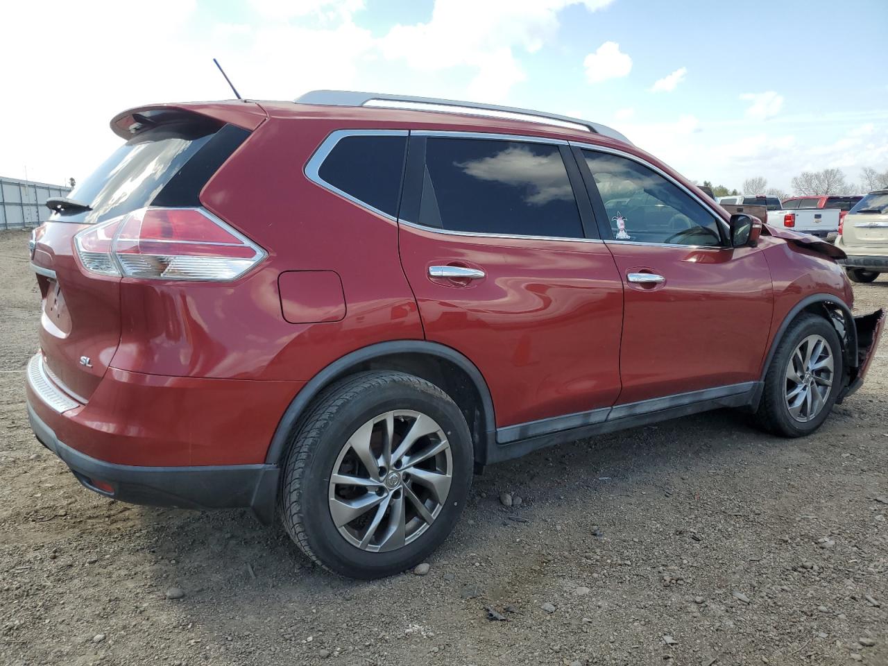2015 Nissan Rogue VIN 5N1AT2MT7FC919816 Copart auction photo, front end damage thumbnail 3