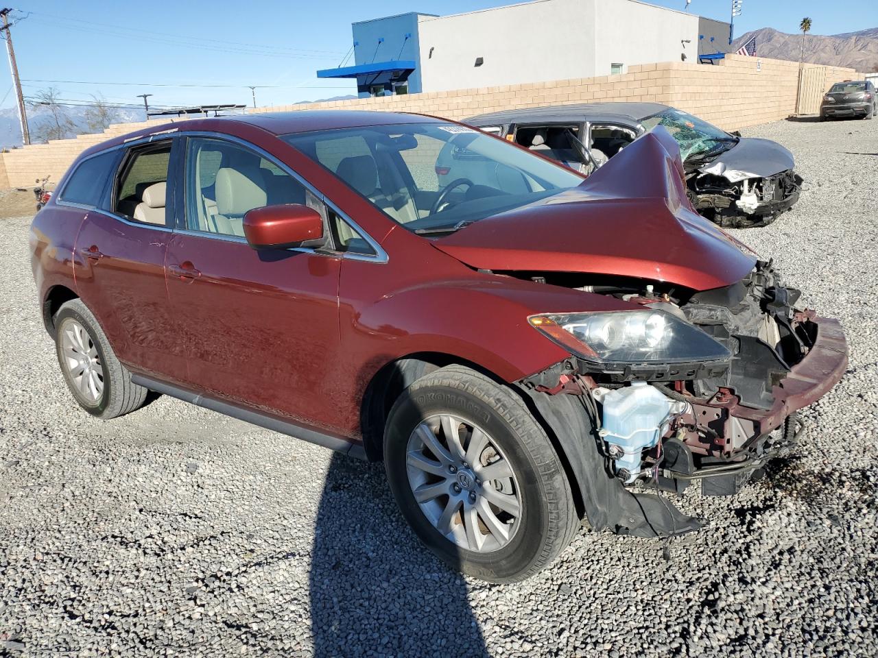 2012 Mazda CX-7 VIN JM3ER2CM2C0421090 Copart auction photo, front end damage thumbnail 4