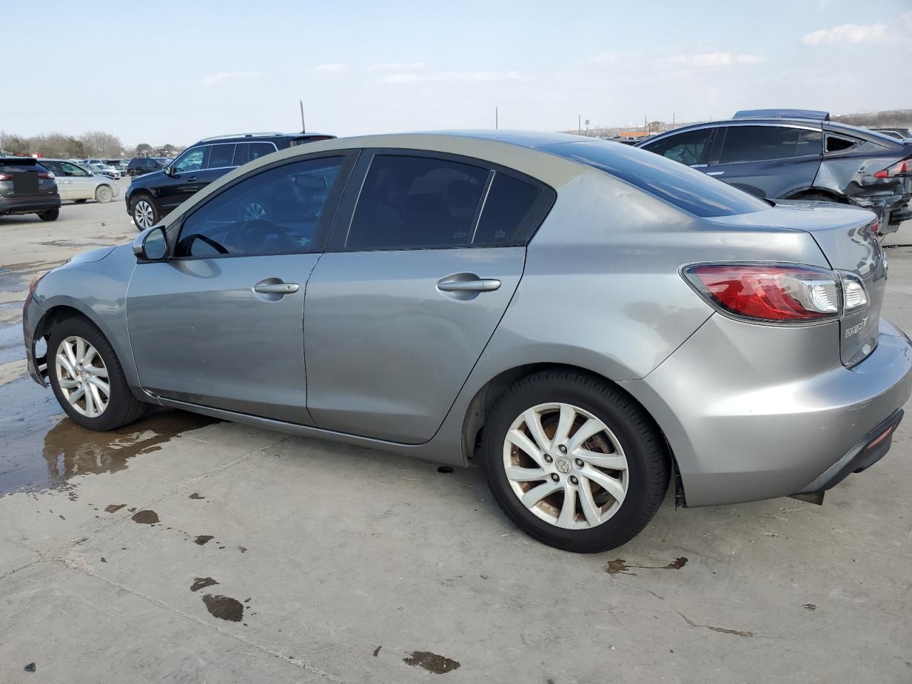 2012 Mazda 3 VIN JM1BL1V78C1613154 Copart auction photo, side / front end damage thumbnail 2