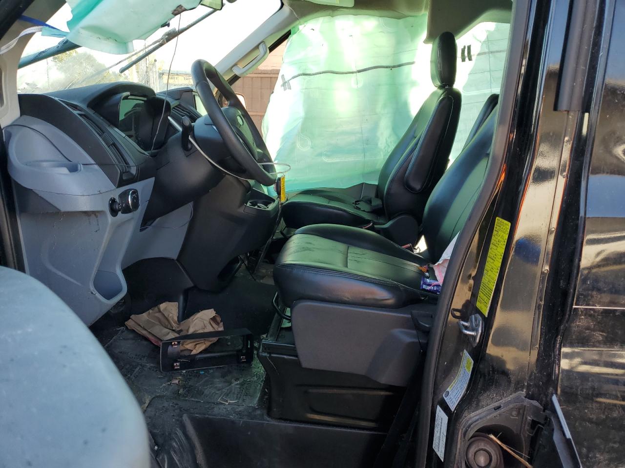 2018 Ford Transit VIN 1FDAX2CM9JKA30237 Copart auction photo, rollover damage thumbnail 7