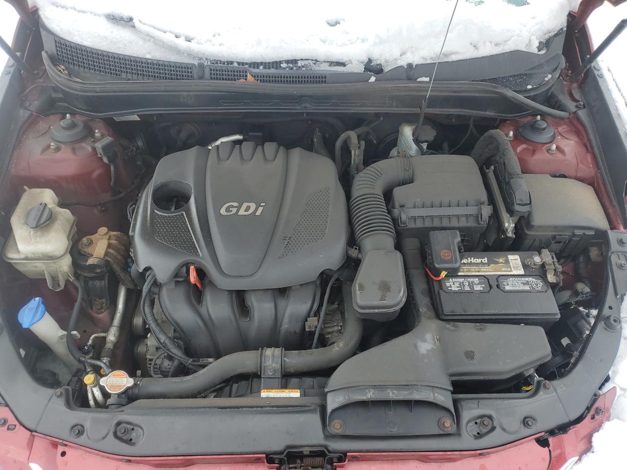 2013 Hyundai Sonata VIN 5NPEB4AC0DH533636 Copart auction photo, front end damage thumbnail 11