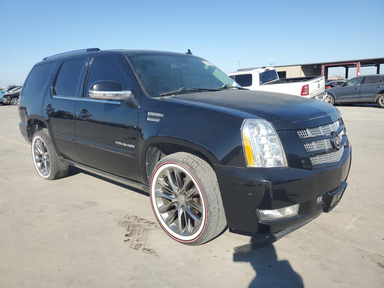 2013 Cadillac Escalade VIN 1GYS4CEF7DR265909 Copart auction photo, side / missing/altered vin damage thumbnail 4