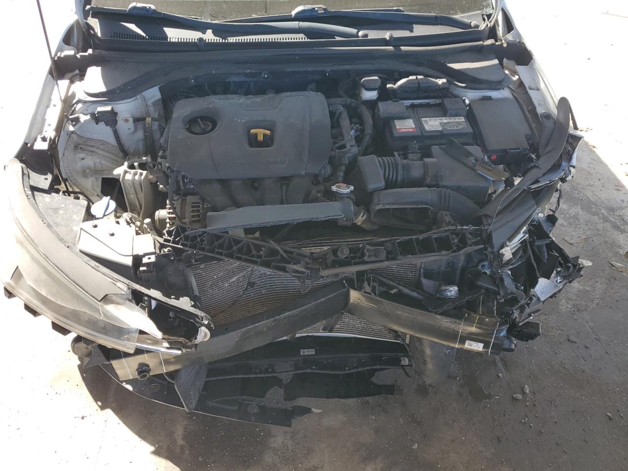 2020 Hyundai Elantra VIN KMHD74LF5LU926939 Copart auction photo, front end / rear end damage thumbnail 11