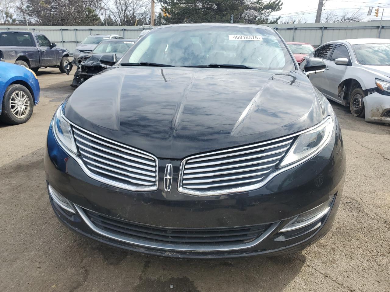 2014 Lincoln MKZ VIN 3LN6L2G95ER820157 Copart auction photo, rear end damage thumbnail 5