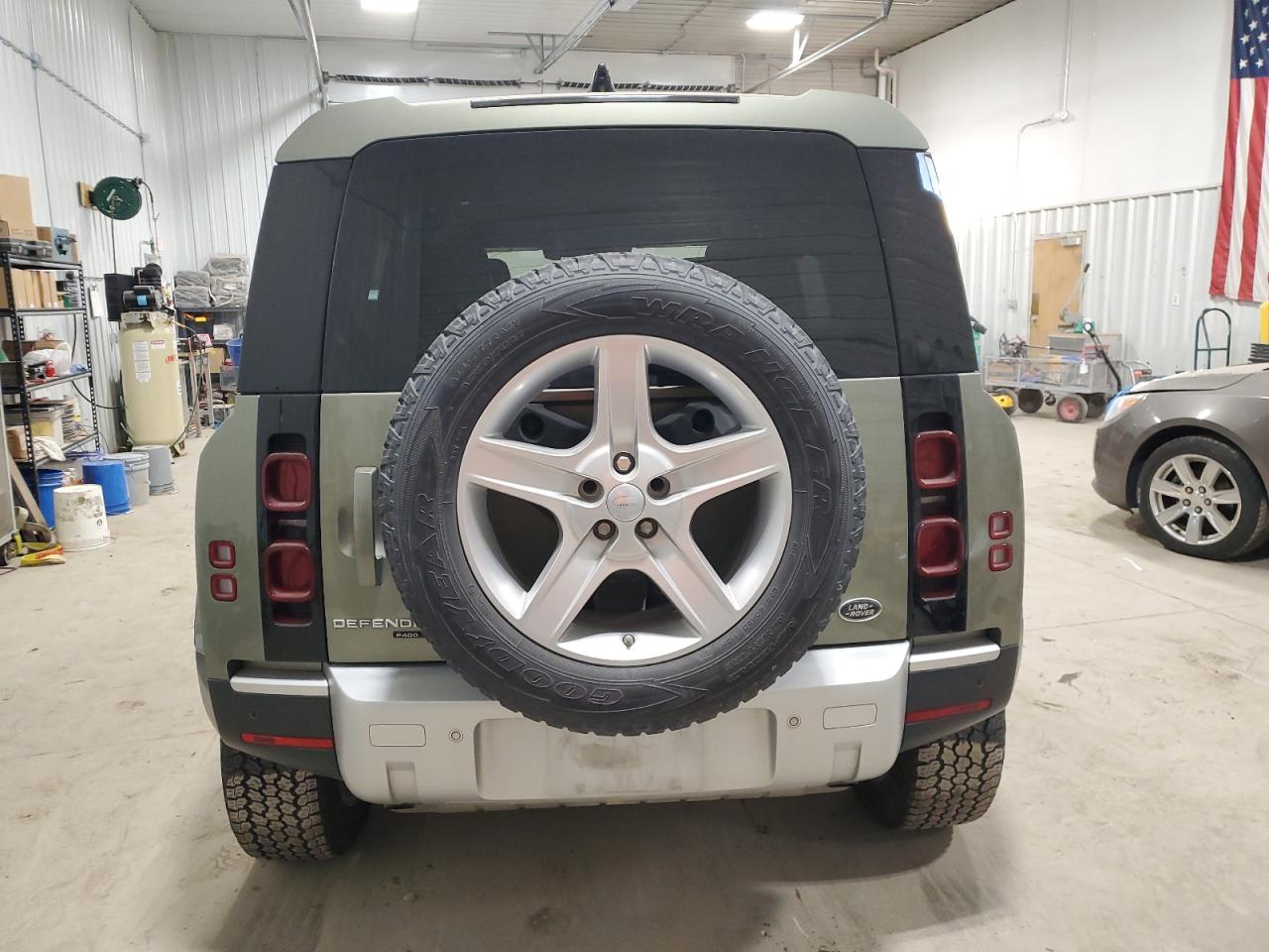 2020 Land Rover Defender VIN SALEP7EU1L2020684 Copart auction photo, side damage thumbnail 6