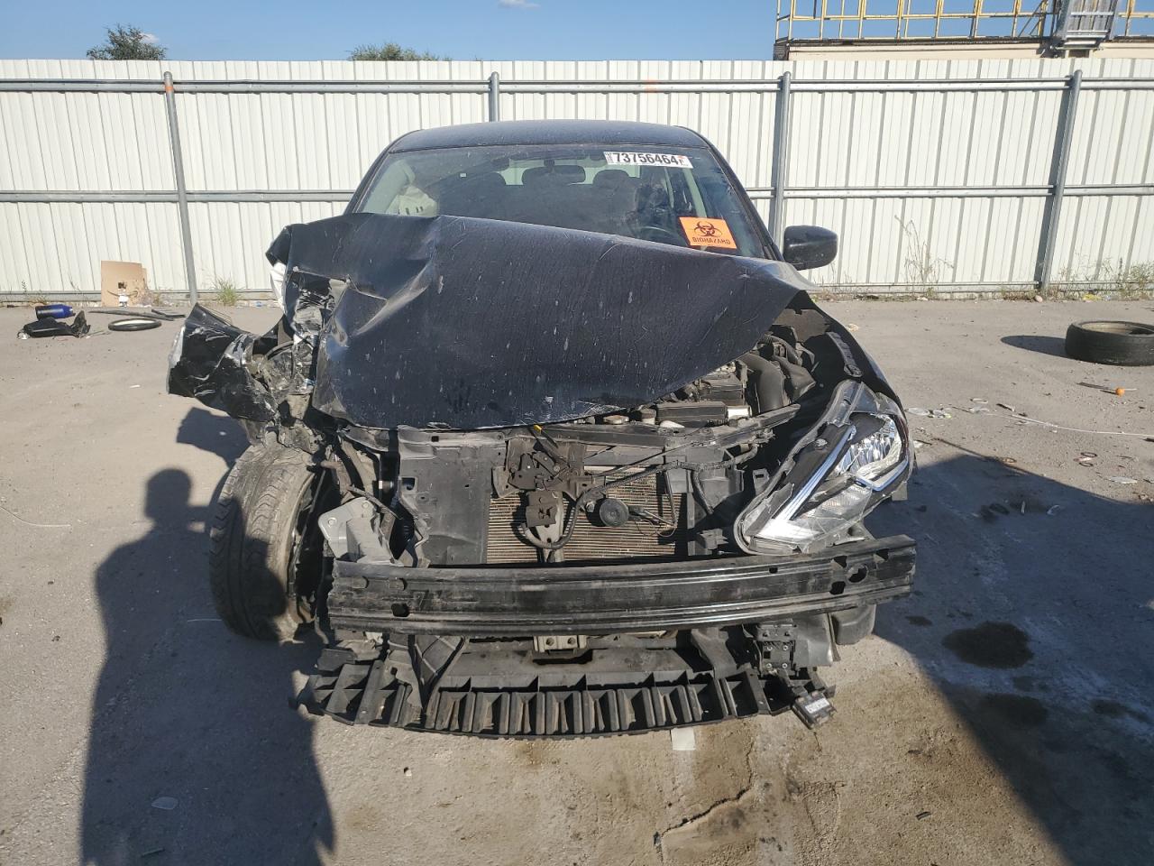 2019 Nissan Sentra VIN 3N1AB7AP9KY304345 Copart auction photo, front end damage thumbnail 5