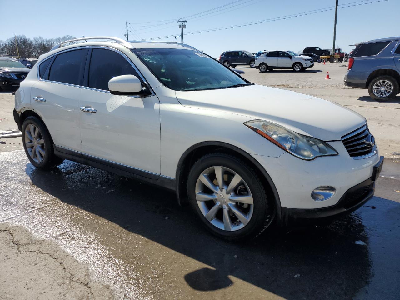 2011 Infiniti EX VIN JN1AJ0HP7BM801591 Copart auction photo, rear end / minor dent/scratches damage thumbnail 4