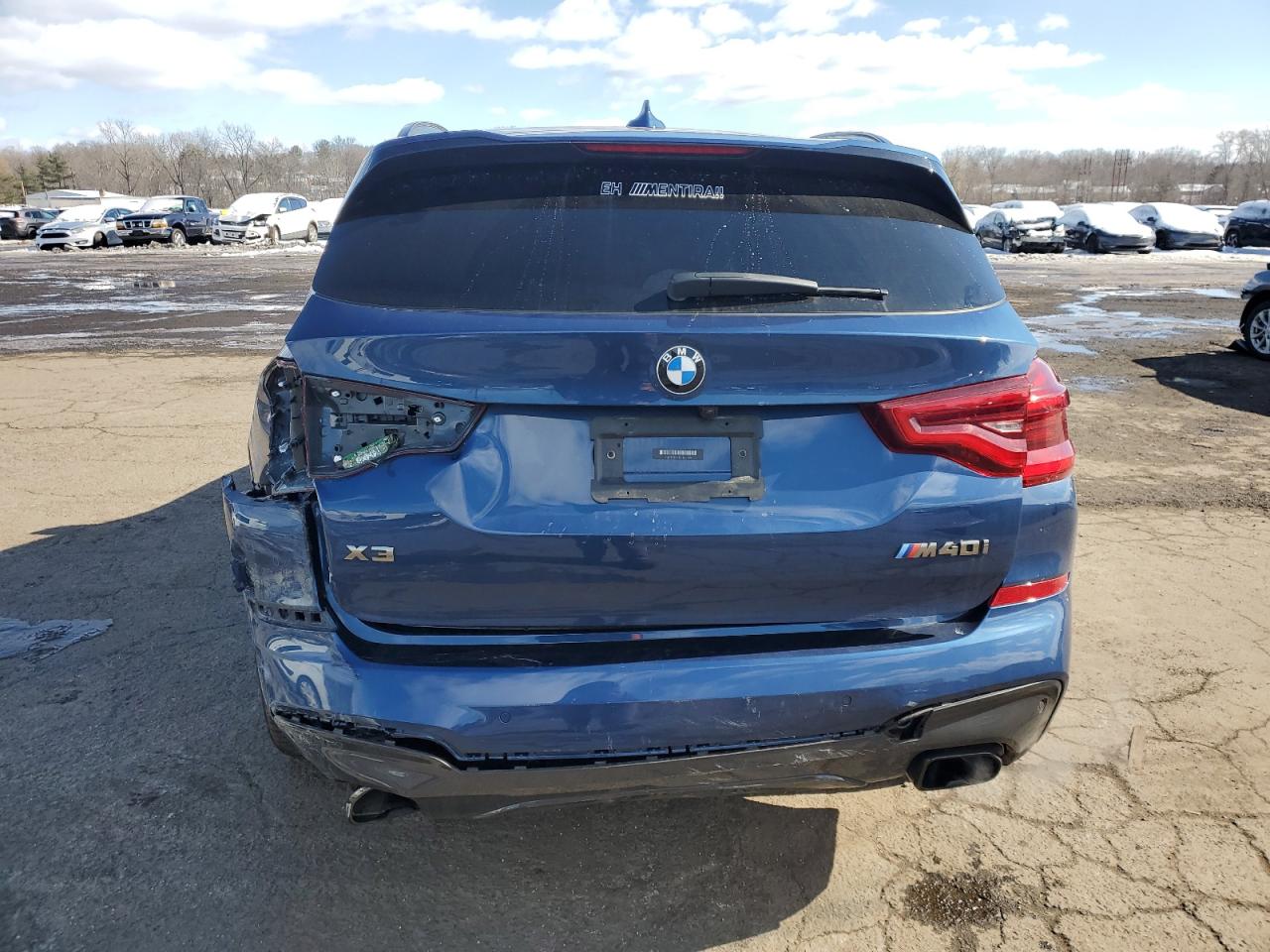 2019 BMW X3 VIN 5UXTS3C53KLR73700 Copart auction photo, rear end / front end damage thumbnail 6