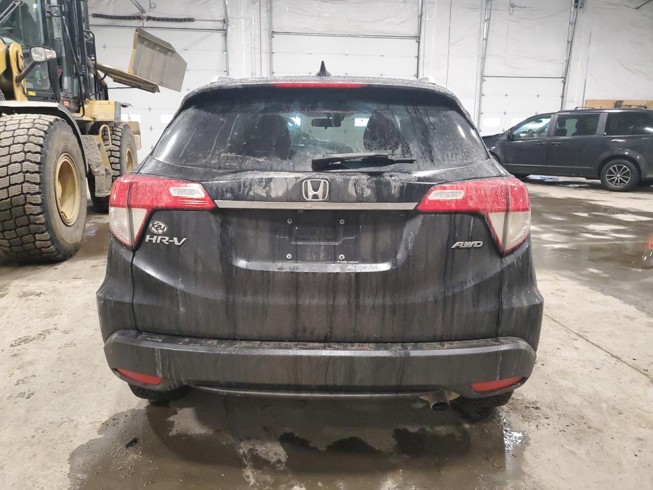 2021 Honda HR-V VIN 3CZRU6H54MM704407 Copart auction photo, front end / side damage thumbnail 6