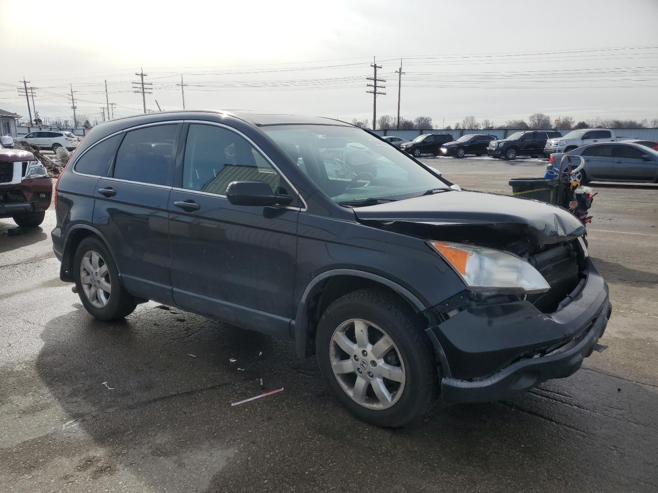 2007 Honda CR-V VIN JHLRE38757C028786 Copart auction photo, front end damage thumbnail 4