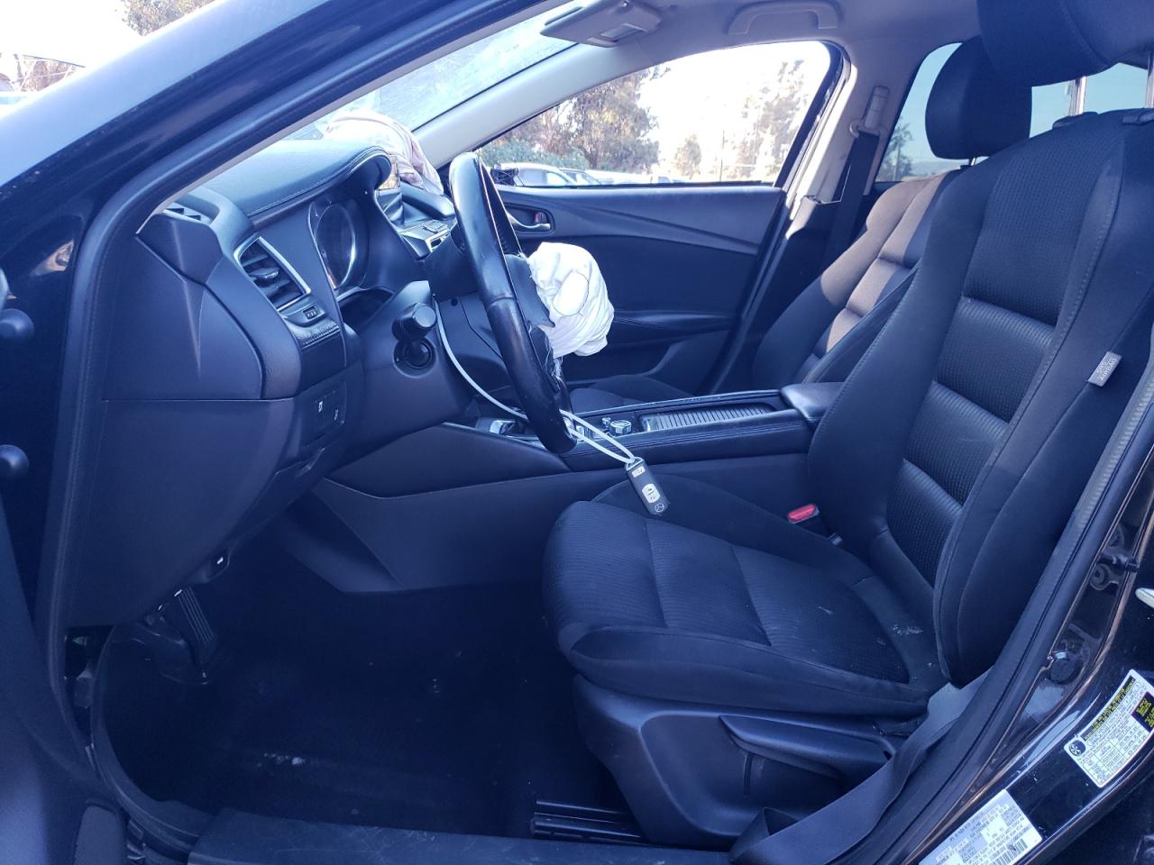 2017 Mazda 6 VIN JM1GL1U57H1148444 Copart auction photo, front end / side damage thumbnail 7