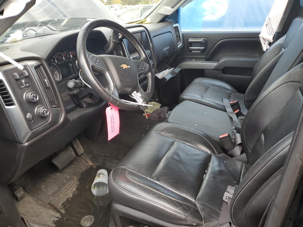 2014 Chevrolet Silverado VIN 3GCUKREC2EG163173 Copart auction photo, side / front end damage thumbnail 7