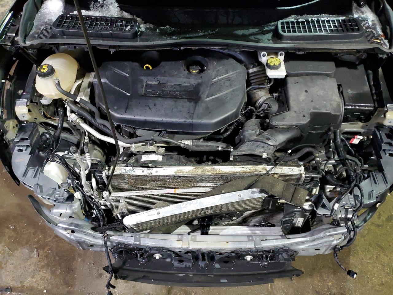 2017 Ford Escape VIN 1FMCU9G94HUD38897 Copart auction photo, front end damage thumbnail 12