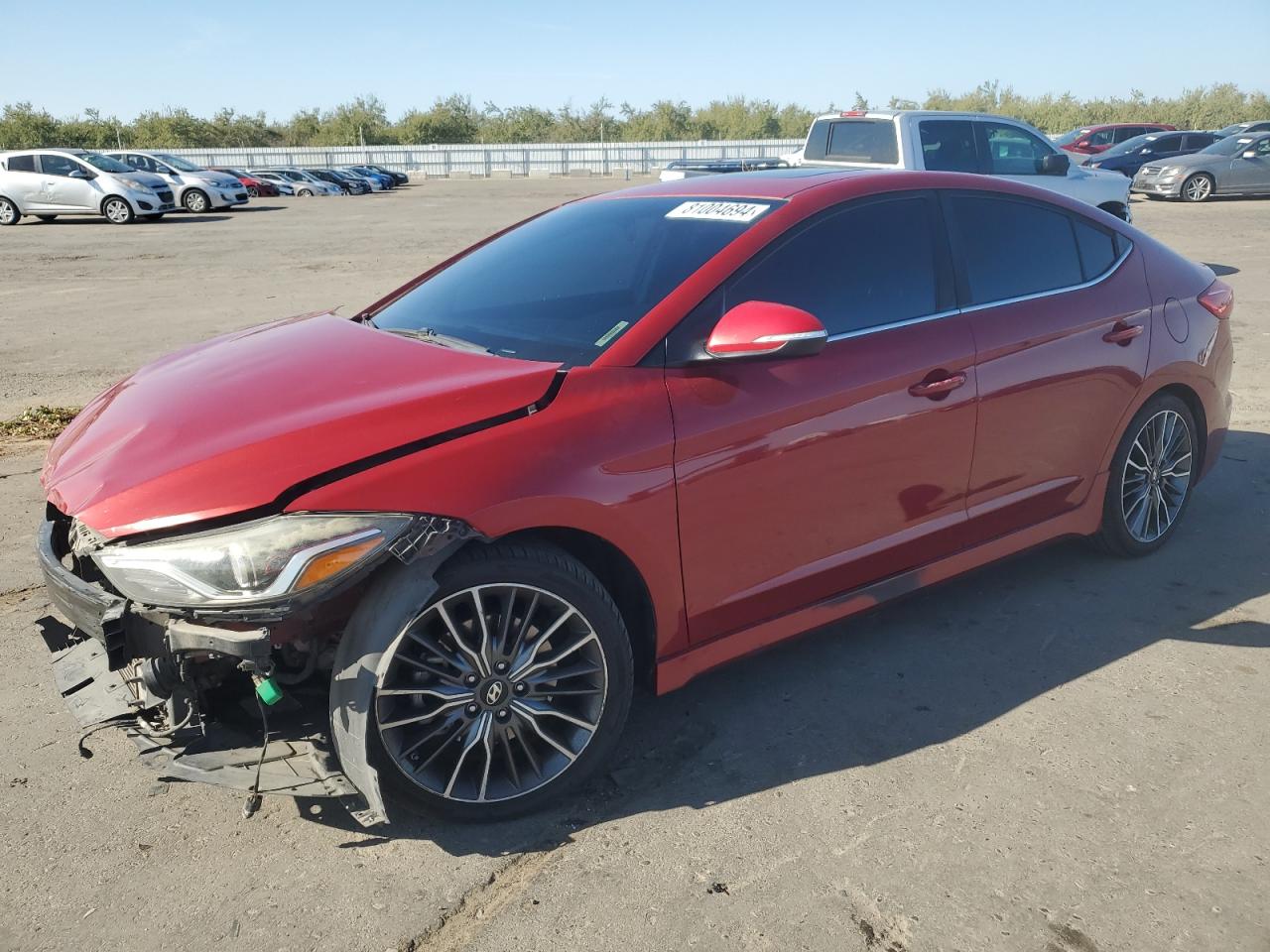 2018 Hyundai Elantra VIN KMHD04LB2JU520082