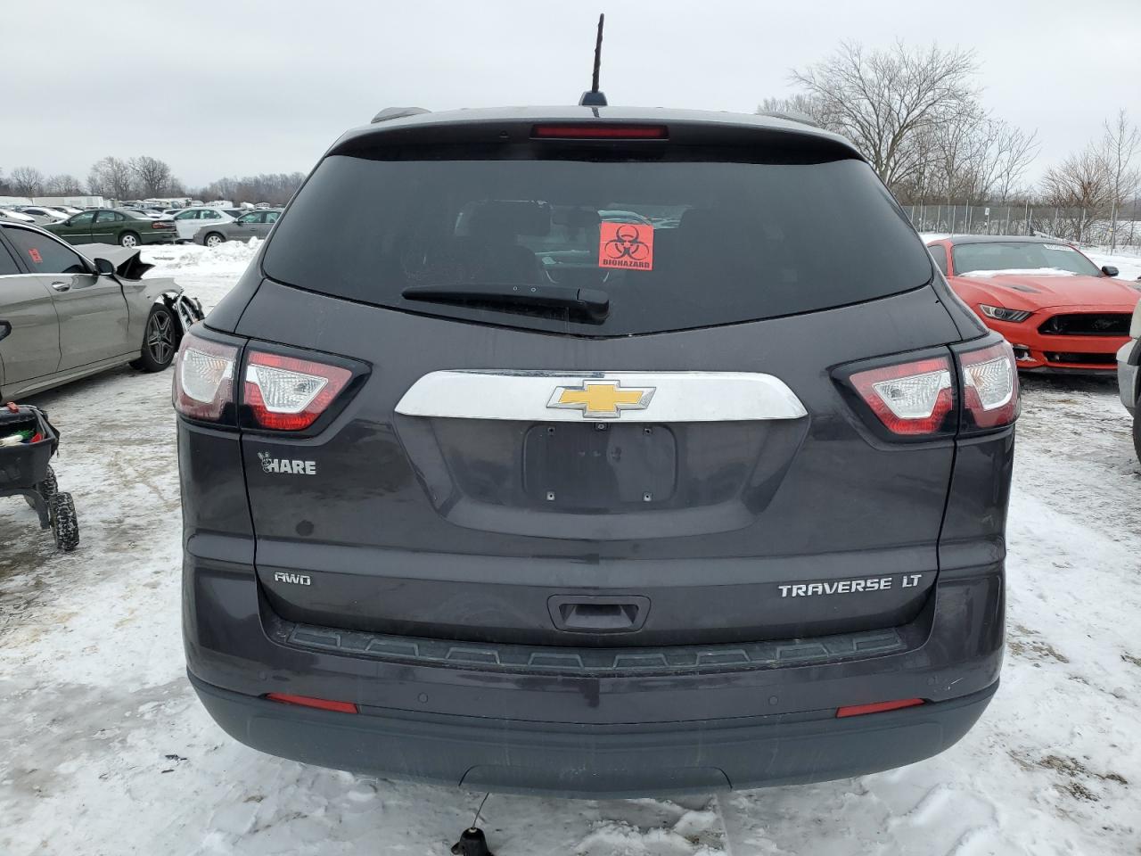 2016 Chevrolet Traverse VIN 1GNKVHKD5GJ213773 Copart auction photo, front end / minor dent/scratches damage thumbnail 6