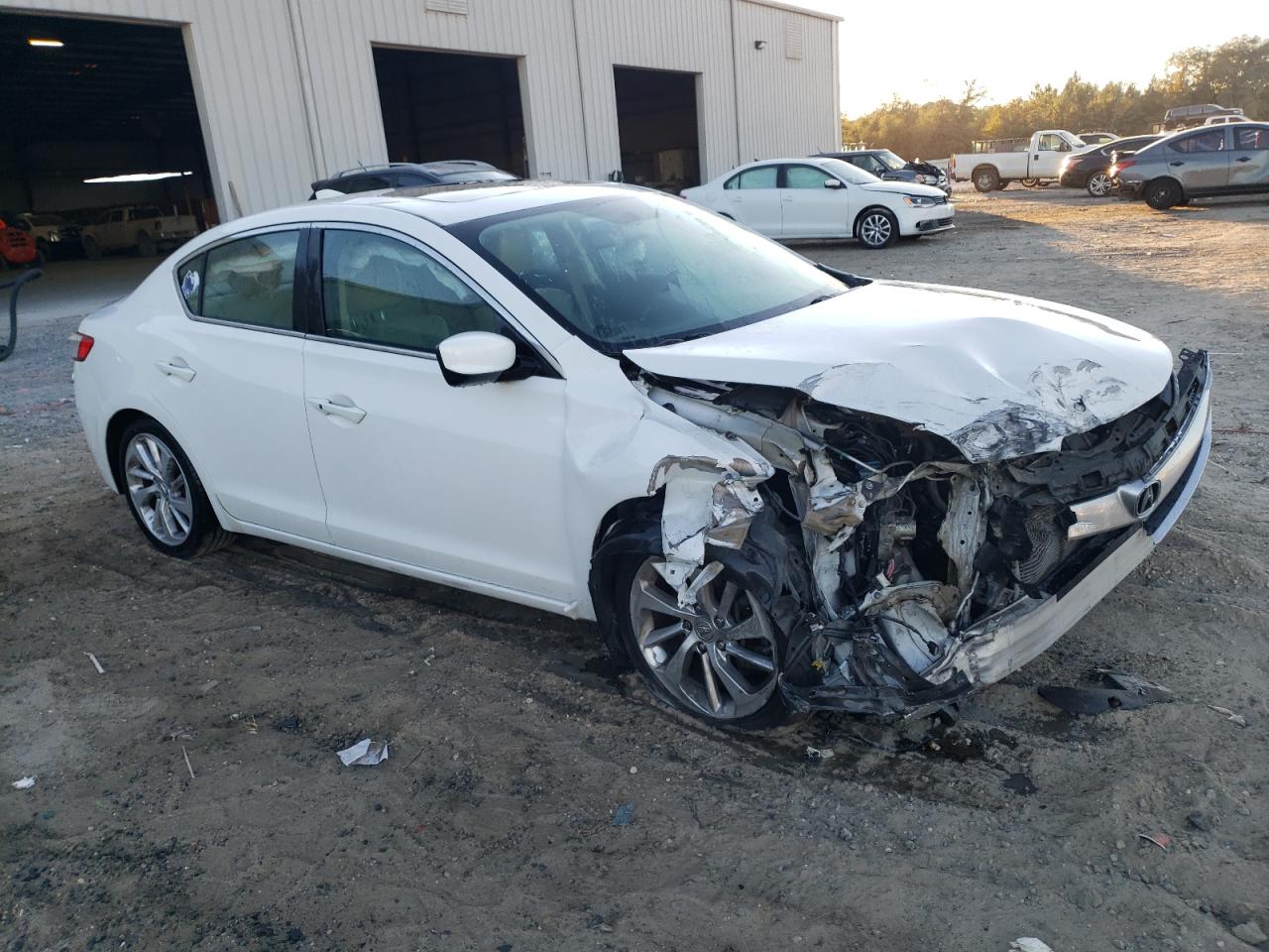 2017 Acura ILX VIN 19UDE2F35HA003516 Copart auction photo, front end damage thumbnail 4