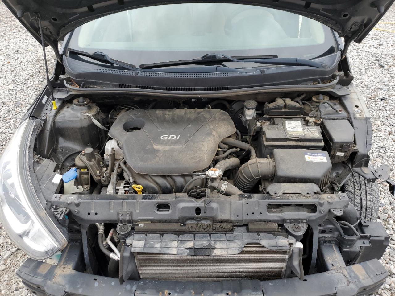 2016 Hyundai Accent VIN KMHCT4AE5GU157141 Copart auction photo, all over damage thumbnail 11