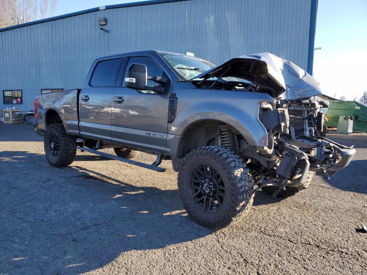 2021 Ford F350 VIN 1FT8W3BT8MED20203 Copart auction photo, front end / rear end damage thumbnail 4