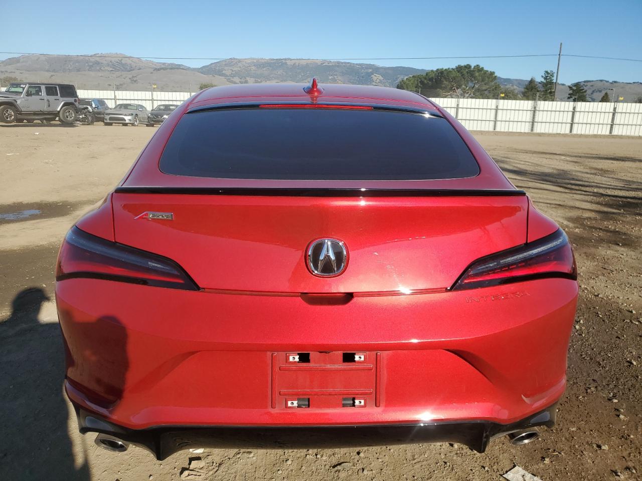 2023 Acura Integra VIN 19UDE4H37PA009552 Copart auction photo, front end / side damage thumbnail 6