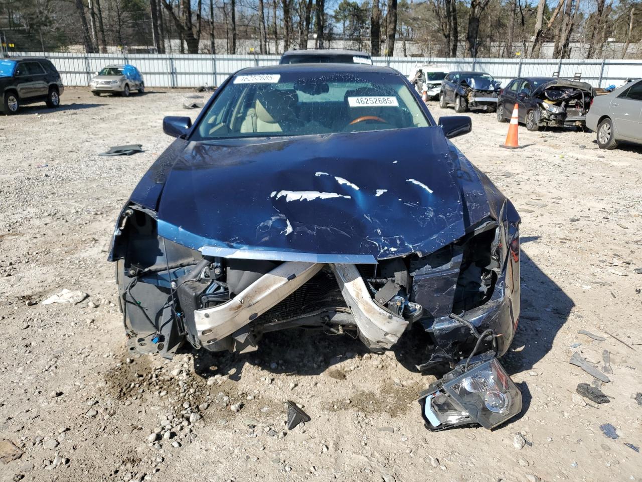 2005 Cadillac CTS VIN 1G6DP567050229528 Copart auction photo, front end damage thumbnail 5