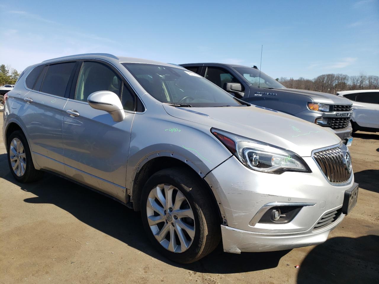2016 Buick Envision VIN LRBFXESXXGD211771 Copart auction photo, front end / minor dent/scratches damage thumbnail 4