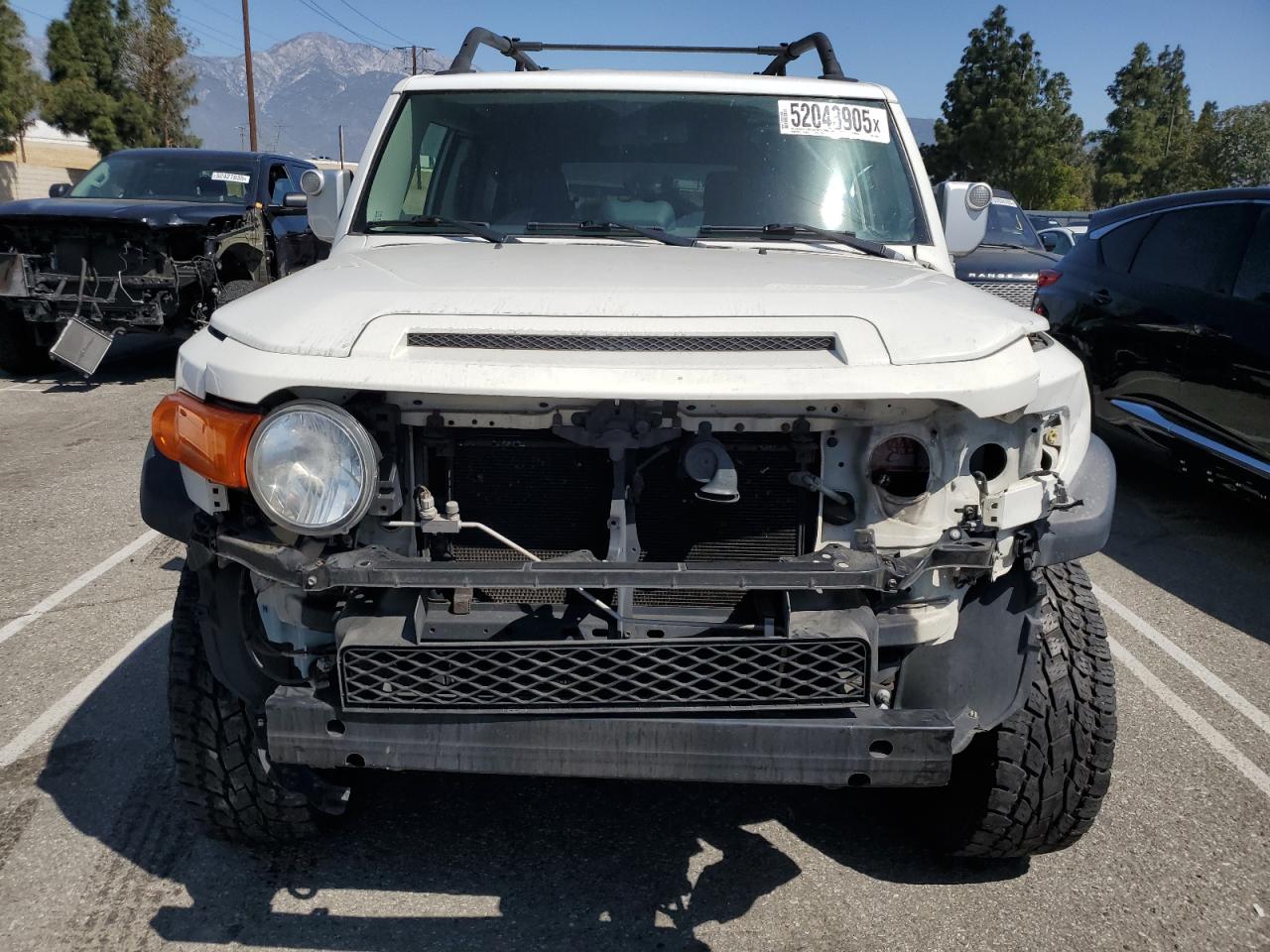 2012 Toyota FJ Cruiser VIN JTEBU4BF8CK147645 Copart auction photo, all over / undercarriage damage thumbnail 5