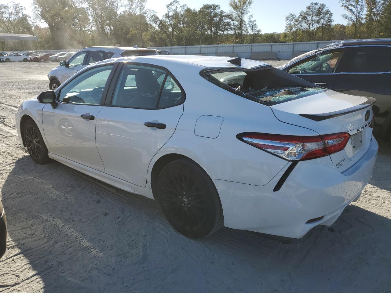 2020 Toyota Camry VIN 4T1G11AK7LU381534 Copart auction photo, top/roof damage thumbnail 2