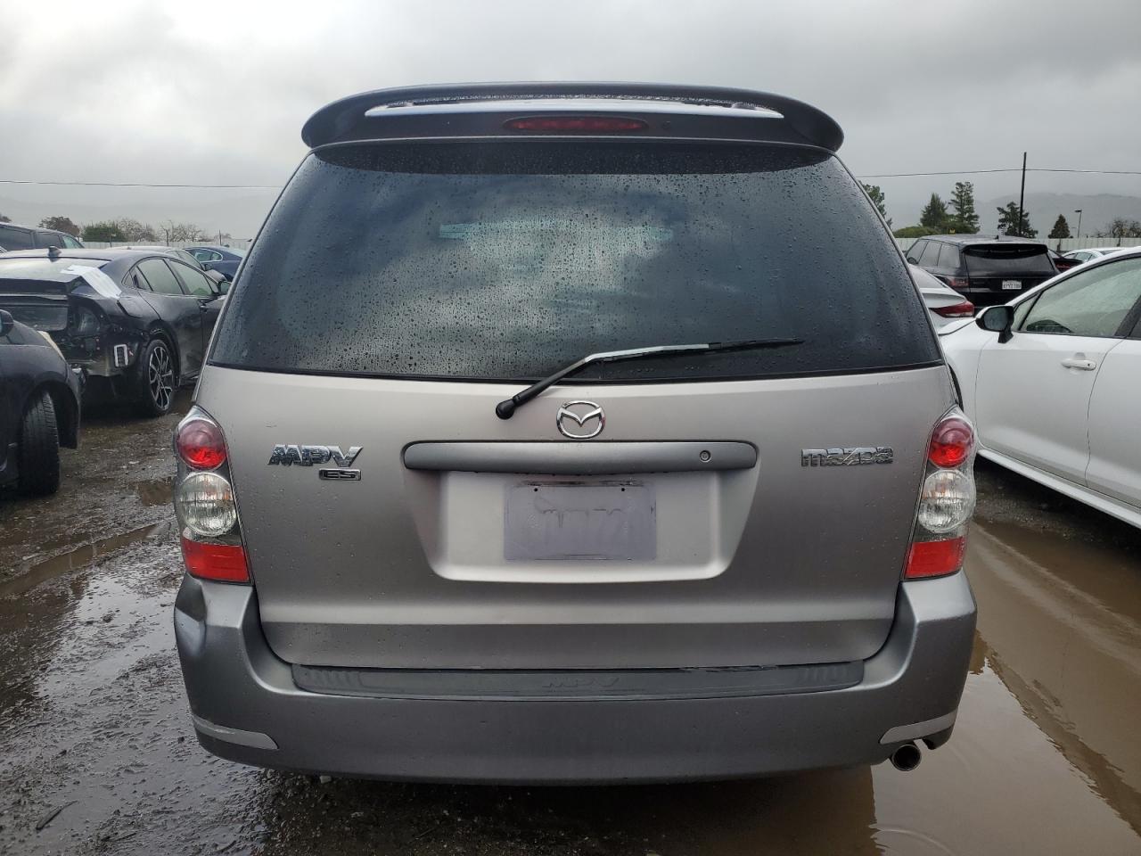 2004 Mazda MPV VIN JM3LW28J940507612 Copart auction photo, all over damage thumbnail 6