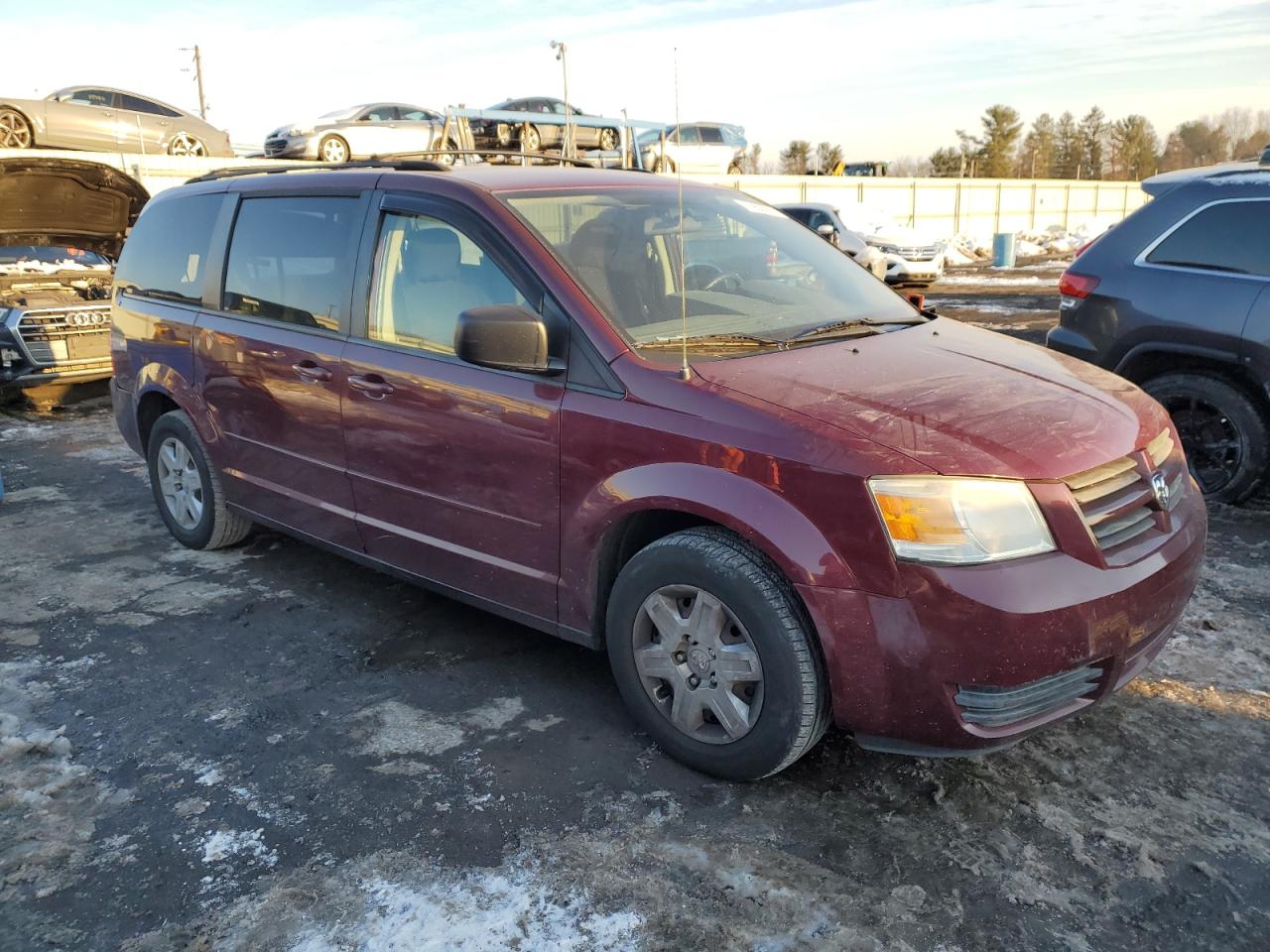 2009 Dodge Caravan VIN 2D8HN44E39R583900 Copart auction photo, rear end / side damage thumbnail 4