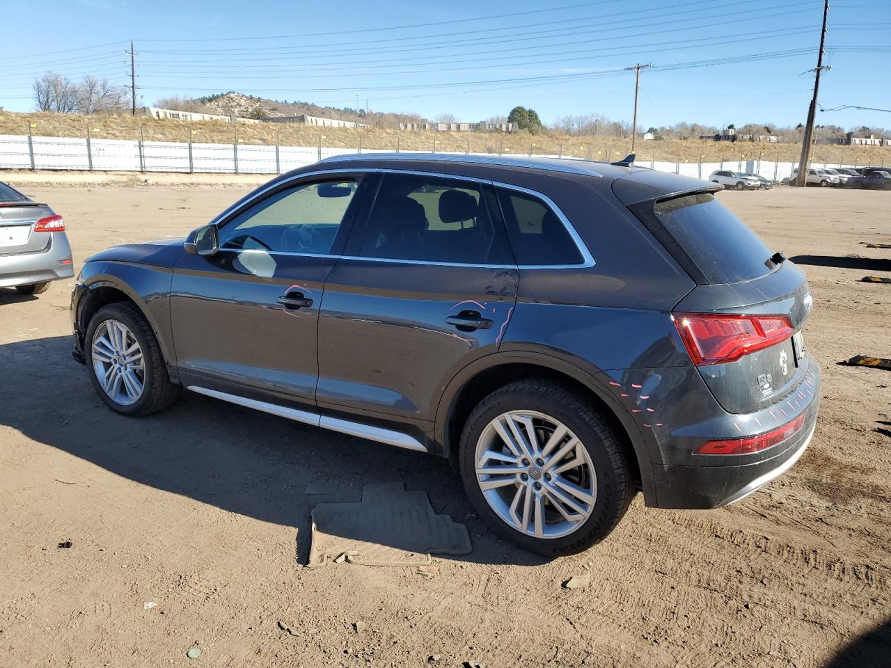 2018 Audi Q5 VIN WA1BNAFY3J2211707 Copart auction photo, front end / side damage thumbnail 2