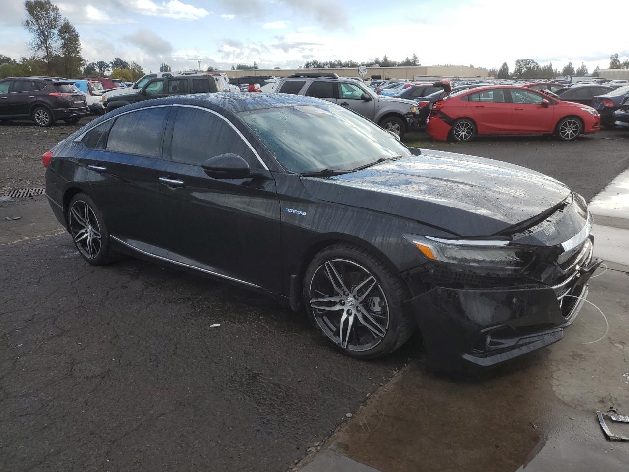 2021 Honda Accord VIN 1HGCV3F94MA013468 Copart auction photo, front end damage thumbnail 4