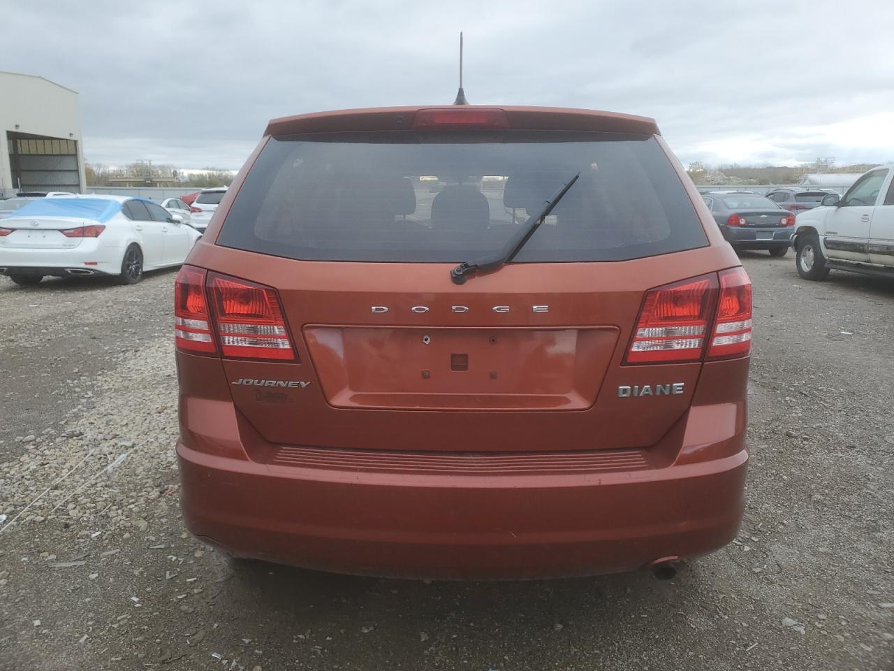 2014 Dodge Journey VIN 3C4PDCAB9ET117414 Copart auction photo, front end damage thumbnail 6