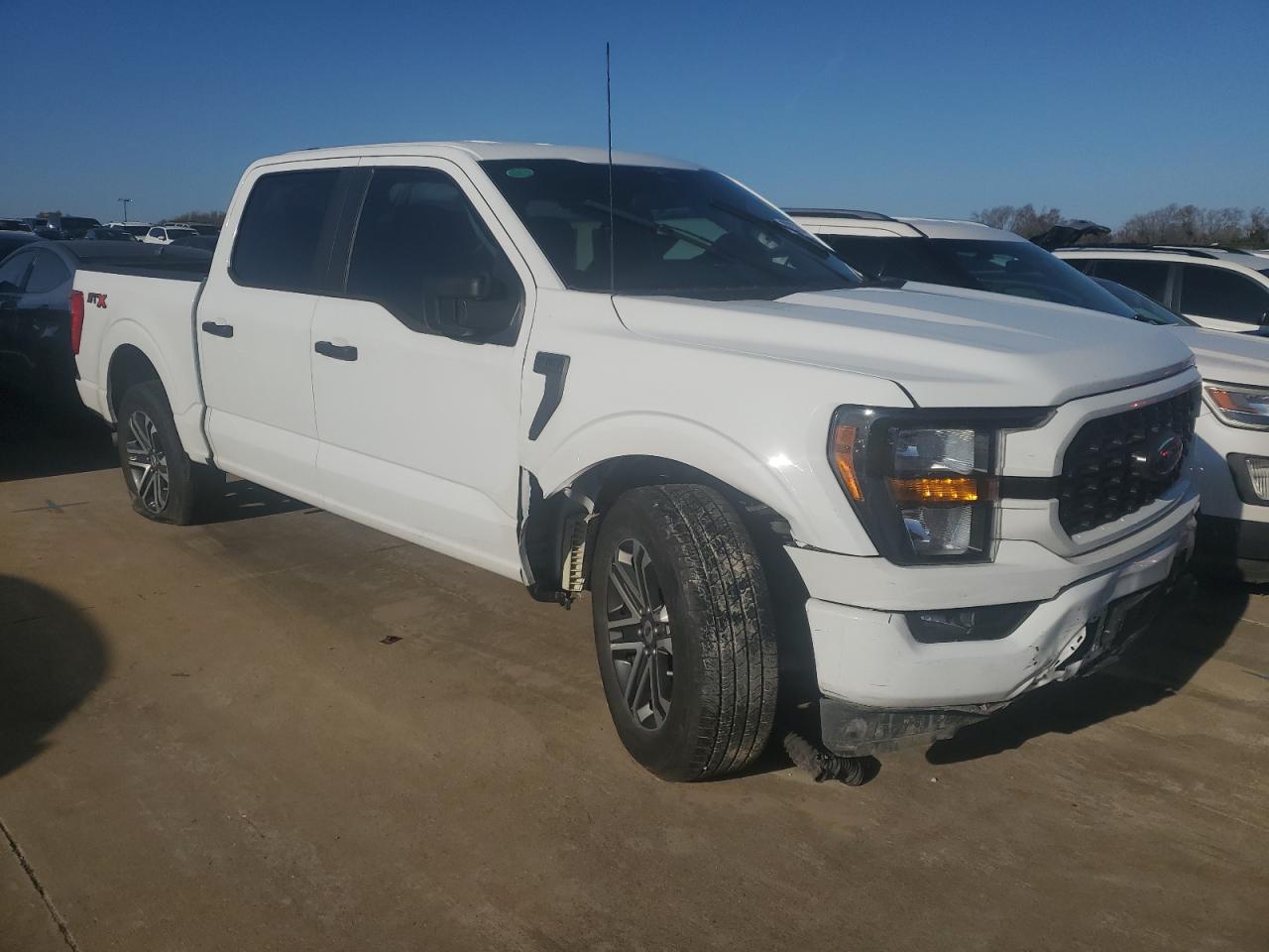 2023 Ford F-150 VIN 1FTEW1CP0PFC18630 Copart auction photo, front end / rear end damage thumbnail 4