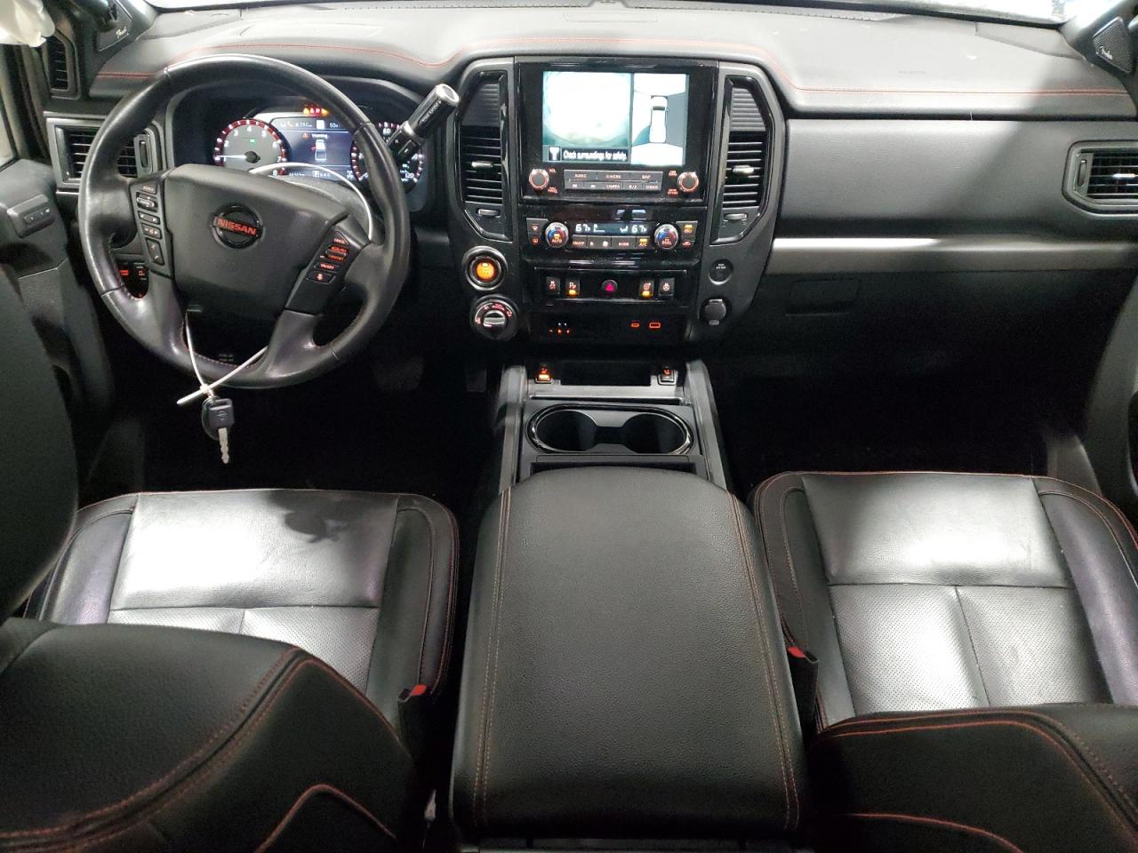 2021 Nissan Titan VIN 1N6AA1ED1MN506154 Copart auction photo, side / rear end damage thumbnail 8