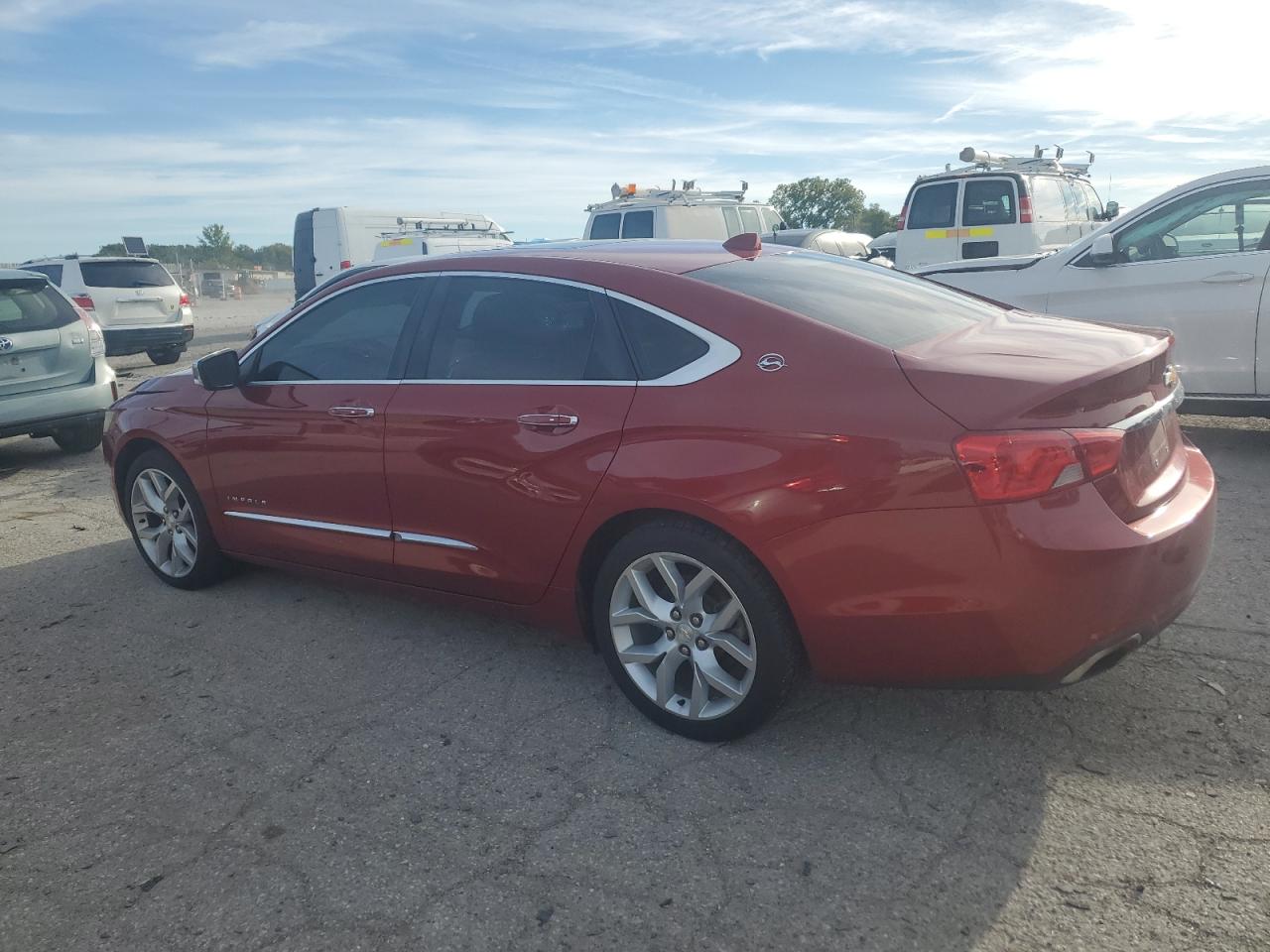 2014 Chevrolet Impala VIN 2G1155S3XE9272314 Copart auction photo, side / front end damage thumbnail 2