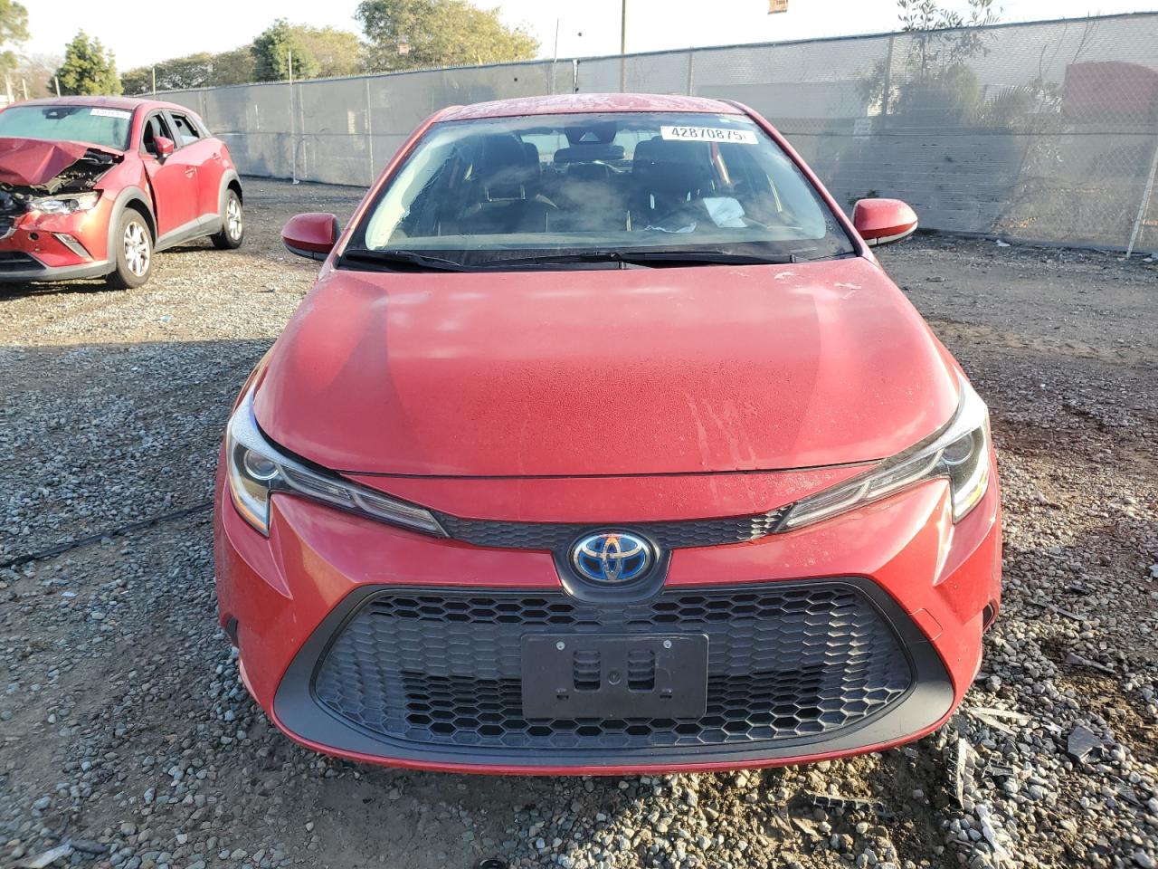 2021 Toyota Corolla VIN JTDEAMDE0MJ032477 Copart auction photo, rear end damage thumbnail 5