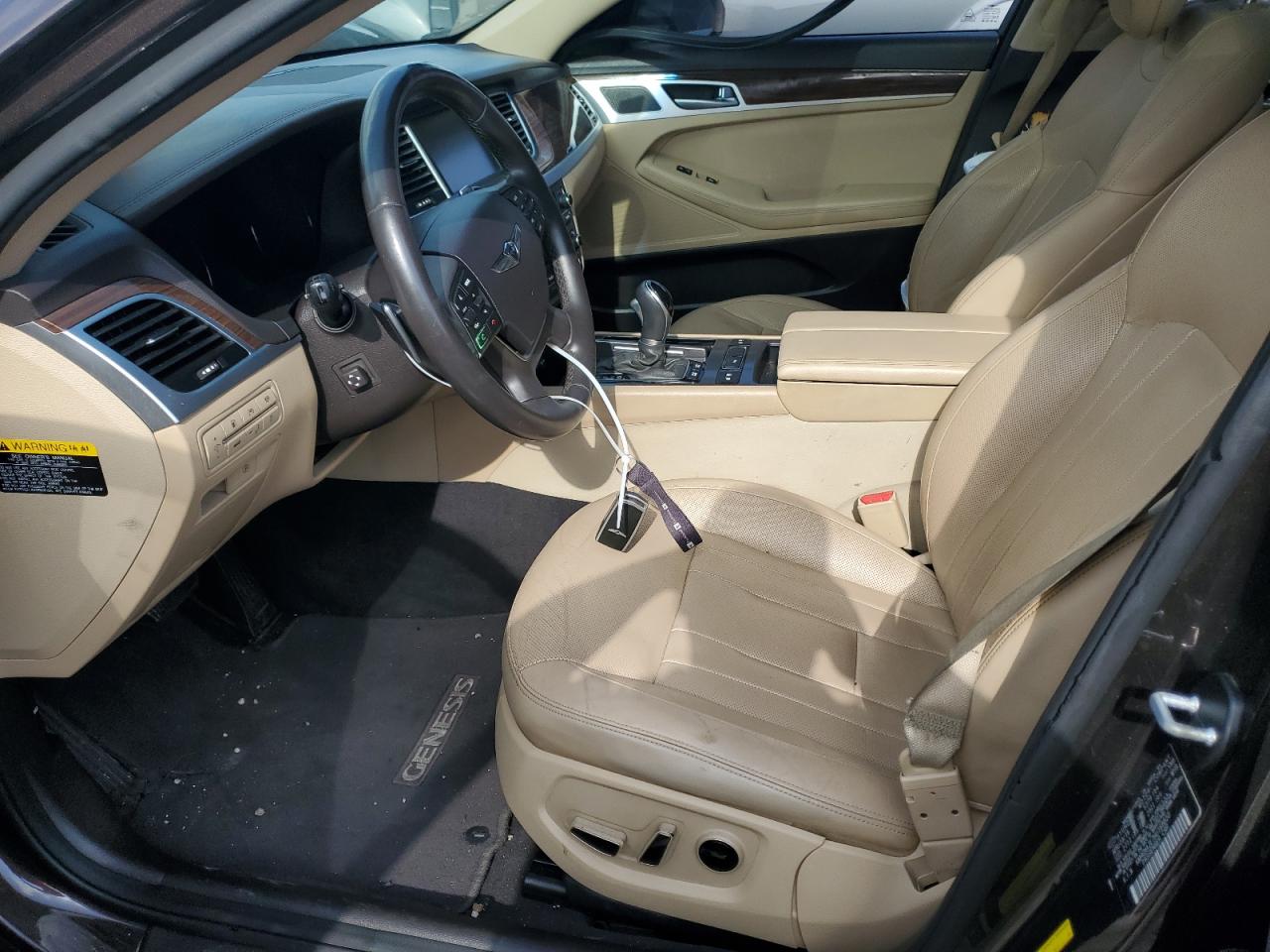 2017 Genesis G80 VIN KMHGN4JE7HU168820 Copart auction photo, front end damage thumbnail 7