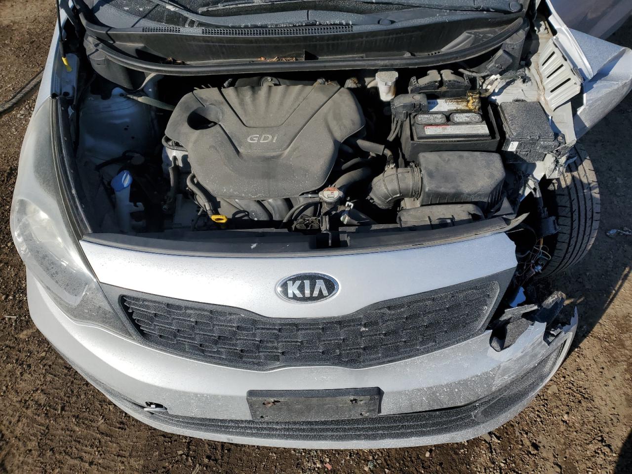 2015 KIA Rio VIN KNADM4A30F6456895 Copart auction photo, front end / minor dent/scratches damage thumbnail 13