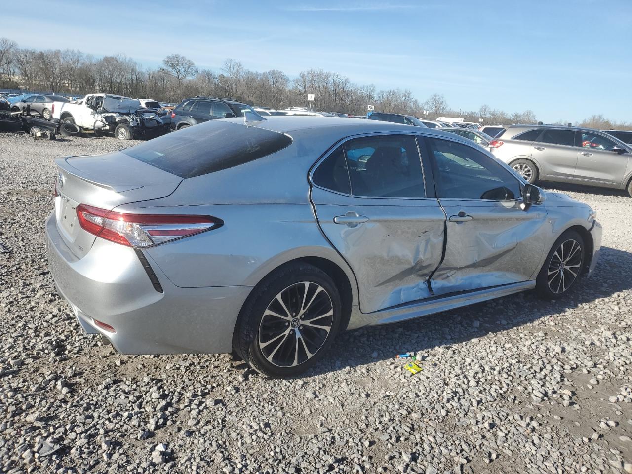 2020 Toyota Camry VIN 4T1M11AK3LU898767 Copart auction photo, side damage thumbnail 3