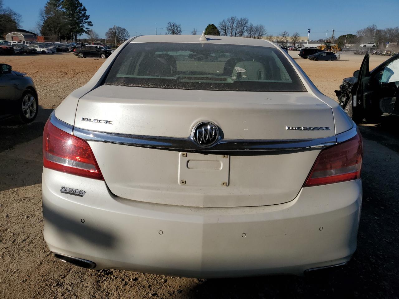 2014 Buick LaCrosse VIN 1G4GF5G37EF201615 Copart auction photo, side damage thumbnail 6