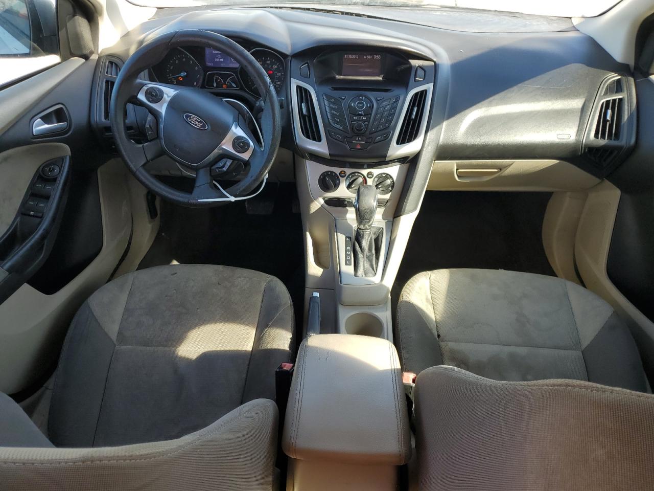 2013 Ford Focus VIN 1FADP3F22DL123333 Copart auction photo, rear end damage thumbnail 8