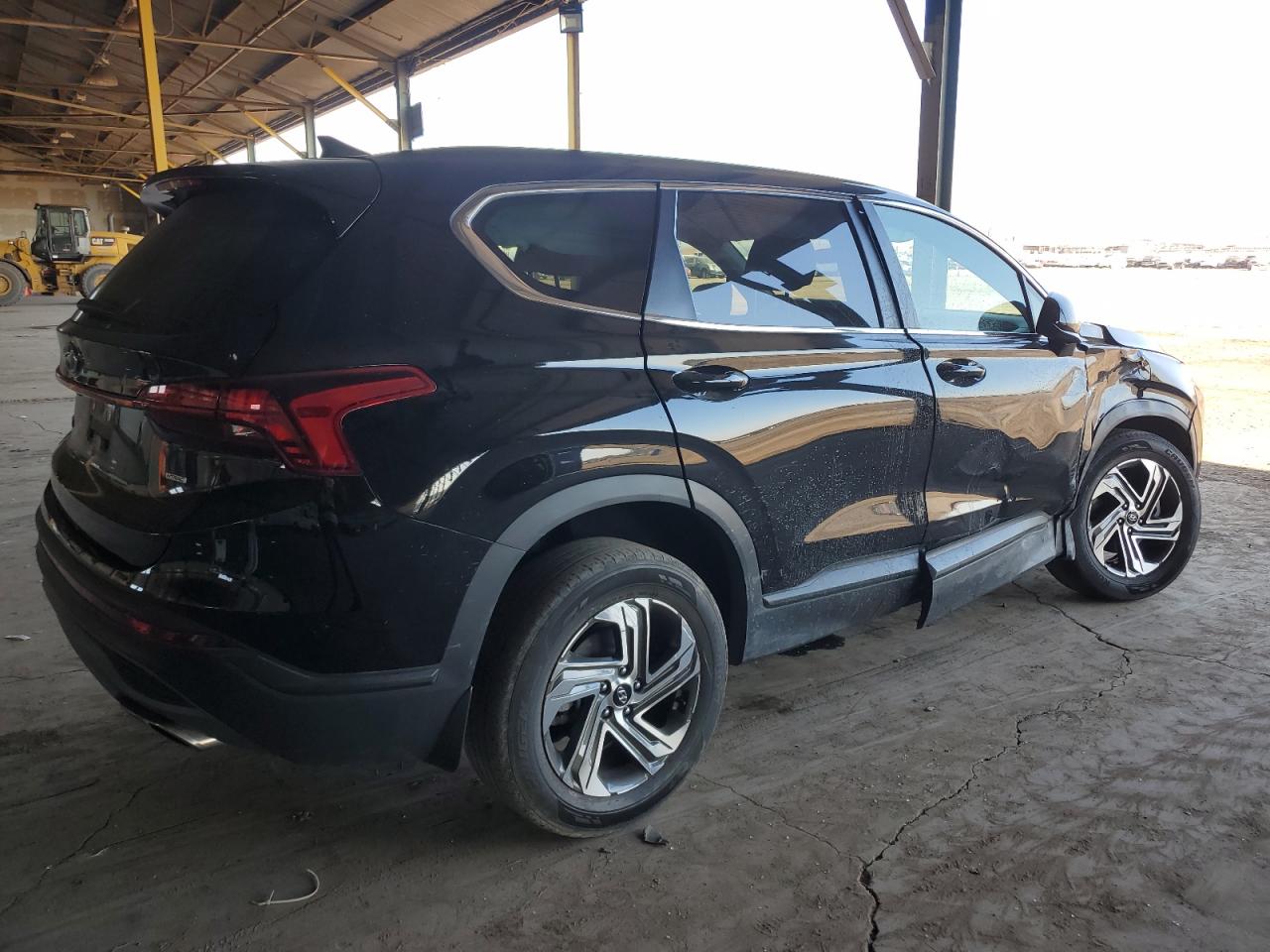 2022 Hyundai Santa Fe VIN 5NMS1DAJ2NH429670 Copart auction photo, side / front end damage thumbnail 3