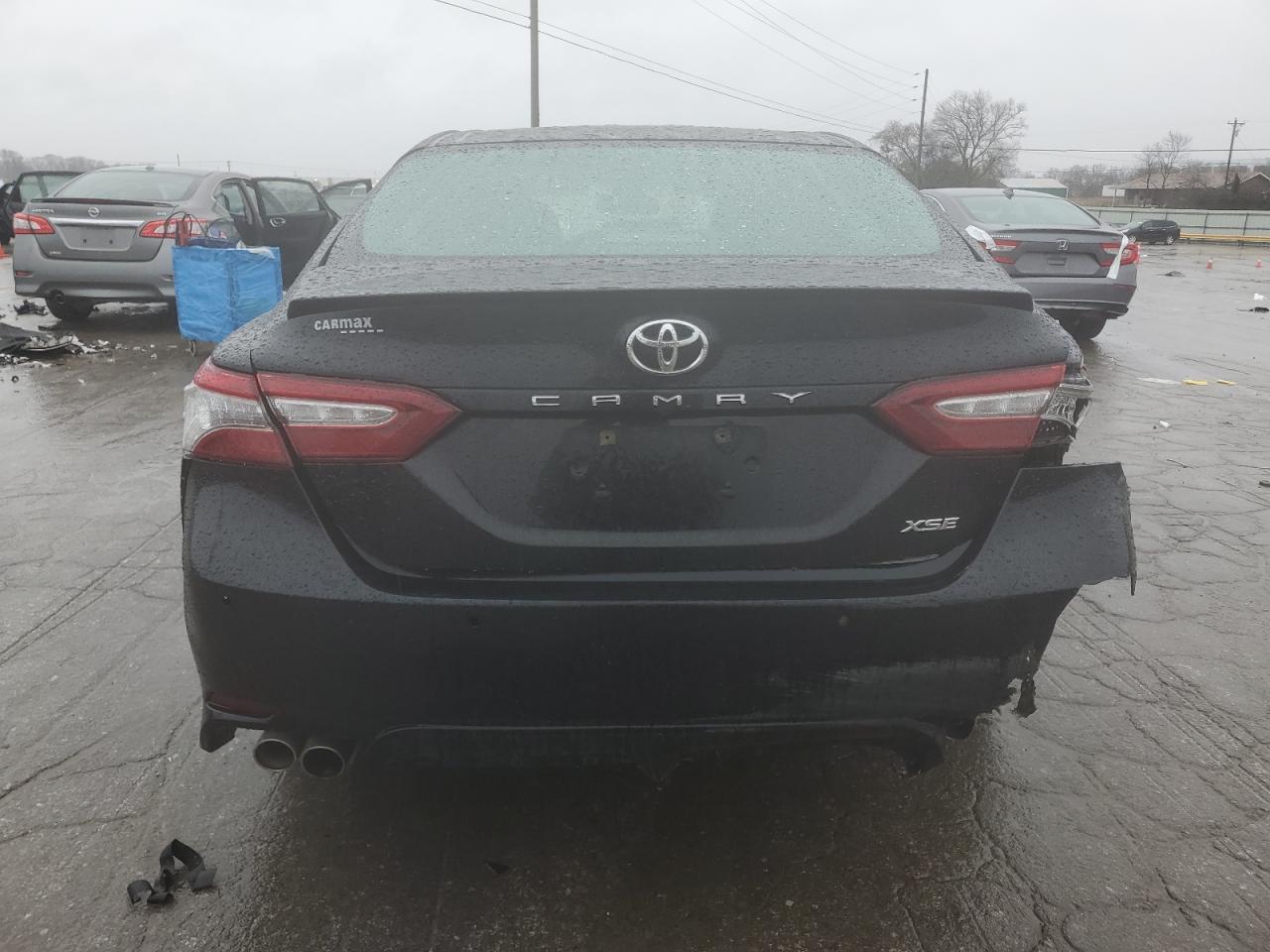 2018 Toyota Camry VIN 4T1B61HK1JU089893 Copart auction photo, front end / rear end damage thumbnail 6