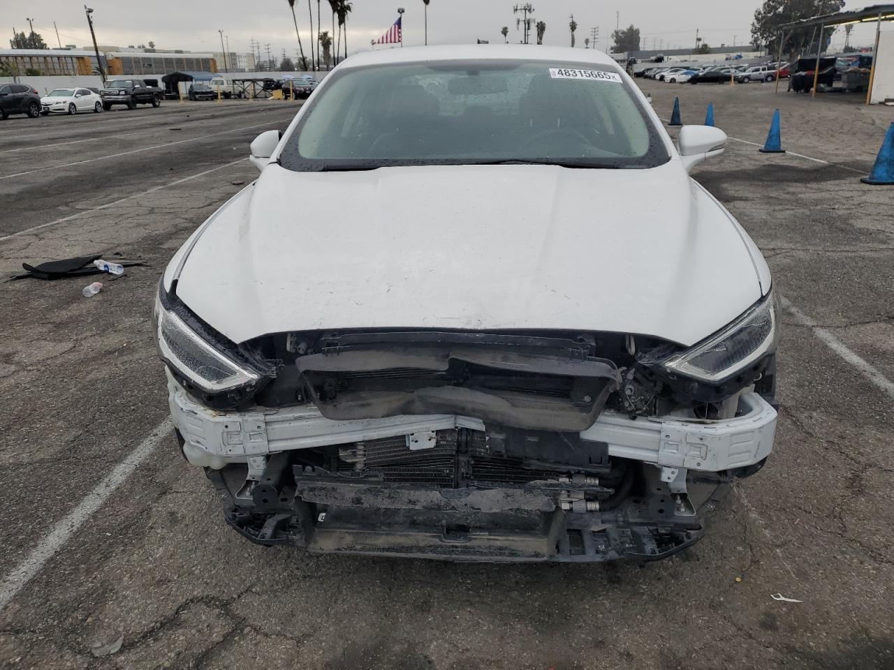 2017 Ford Fusion VIN 3FA6P0PU2HR264630 Copart auction photo, front end damage thumbnail 5
