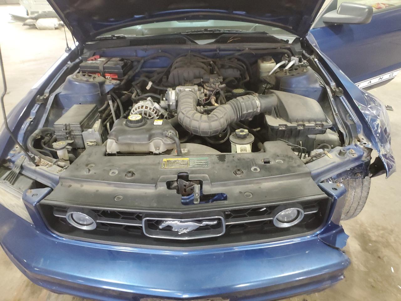 2006 Ford Mustang VIN 1ZVFT80N765264157 Copart auction photo, front end damage thumbnail 11