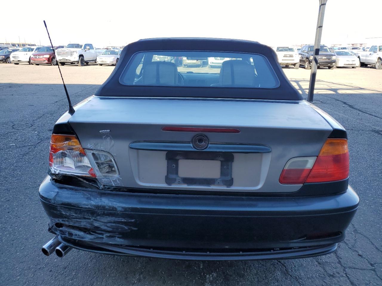 2003 BMW 3er VIN WBABS33423JY44040 Copart auction photo, rear end damage thumbnail 6