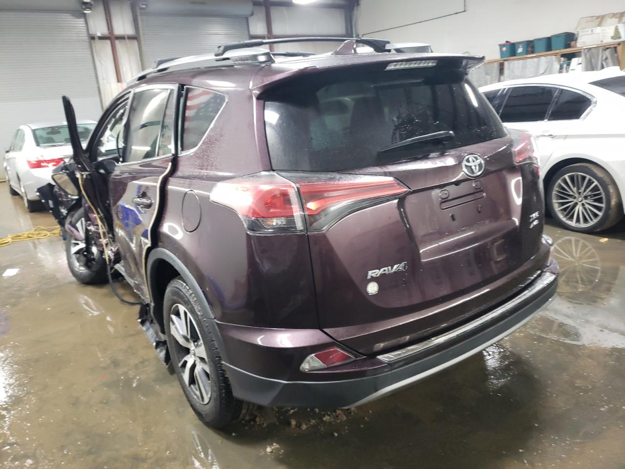 2017 Toyota RAV 4 VIN 2T3RFREV3HW620377 Copart auction photo, side / front end damage thumbnail 2